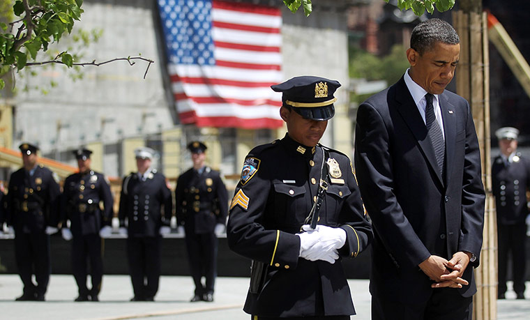 Obama Visits Ground Zero: President Obama visits the World Trade Center site 