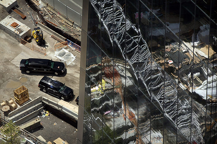 Obama Visits Ground Zero: President Obama visits the World Trade Center site 