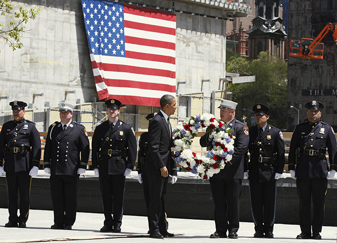Obama Visits Ground Zero: President Obama visits the World Trade Center site 
