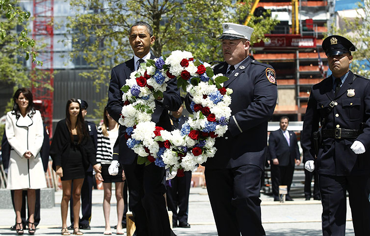 Obama Visits Ground Zero: President Obama visits the World Trade Center site 