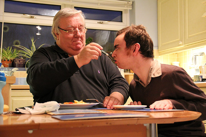 Carers UK members: John and James Pearson, Preston