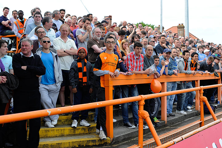 Barnet v Port Vale: A packed house at Underhill for the Barnet v Port Vale match