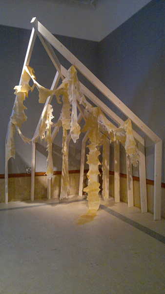 Artist Lisa Gunn: Thoracic Cascade scuplture by Lisa Gunn