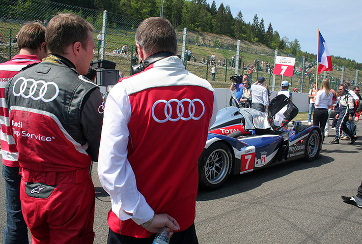 Spa 1000km: Audi engineers