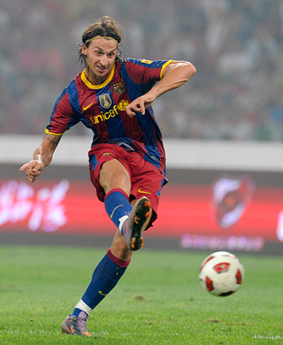 Top 50 transfer targets: Barcelona's Zlatan Ibrahimovic scores against China's Beijing Guoan