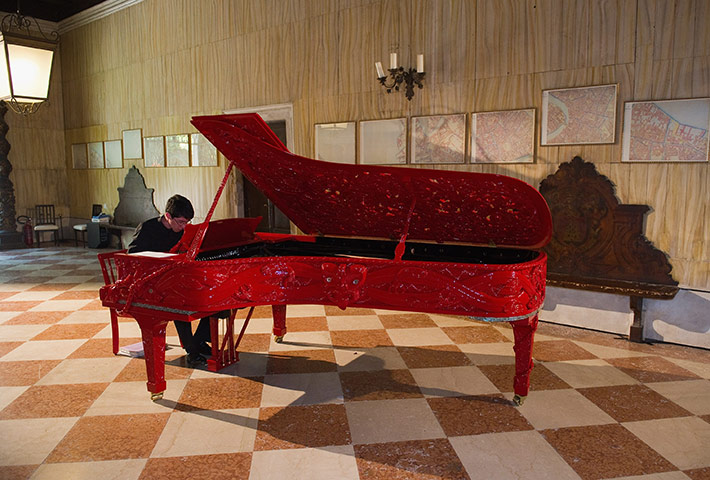 Venice biennale: Story of a New Zealand River by artist Michael Parekowhai