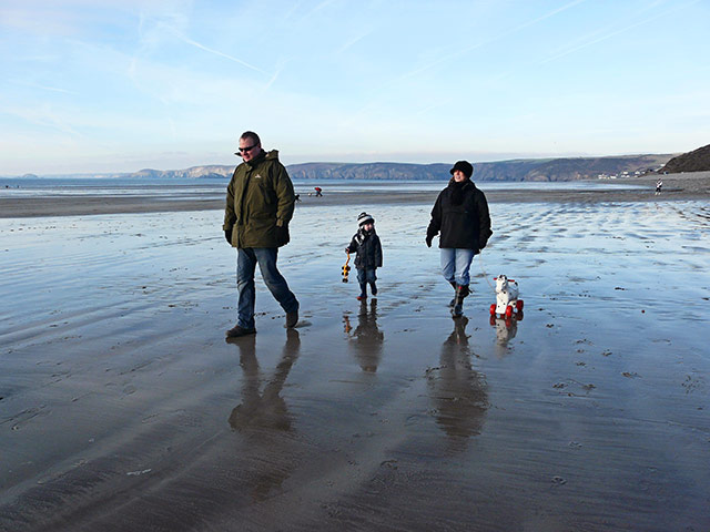 In pictures: Memory: Newgale beach