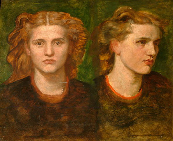Watts collection: Double portrait of Long Mary