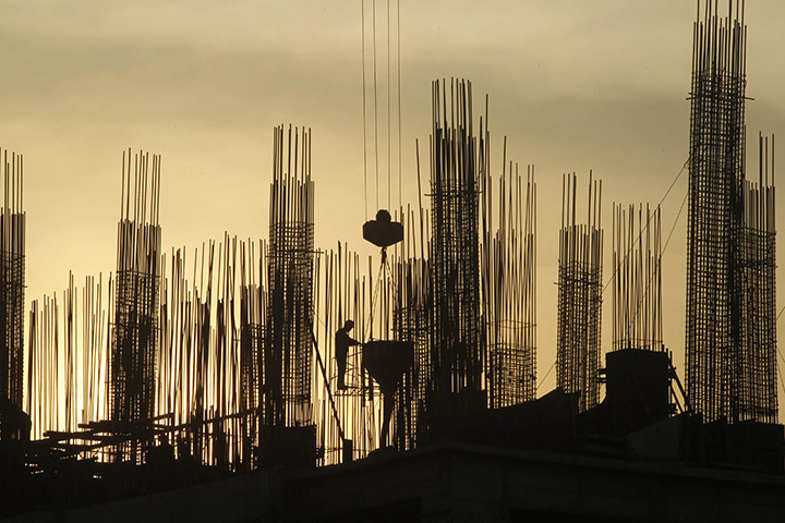 24 Hours in Pix: A construction site in Hanoi