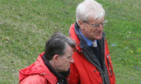 Bilderberg 2011: Lord Mandelsons nature walk Peter Mandelson and Richa 007