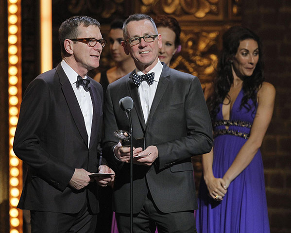 Tony Awards: Basil Jones and Adrian Kohler, founders of the Handspring Puppet Company