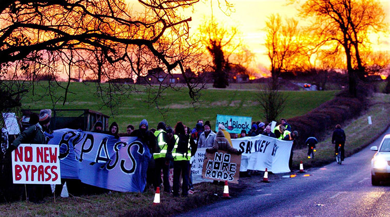 Friends of the Earth: TRANSPORT Protest 3