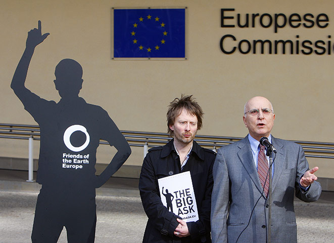 Friends of the Earth: Yorke, singer of Radiohead, campaign for Big Ask