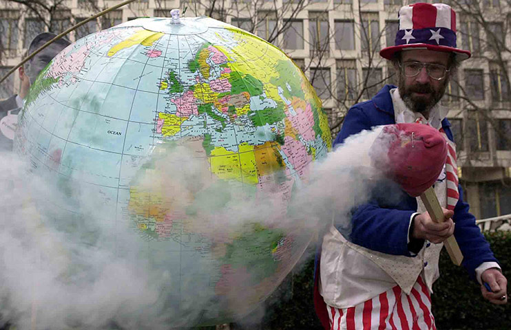 Friends of the Earth: Global Warming Protest