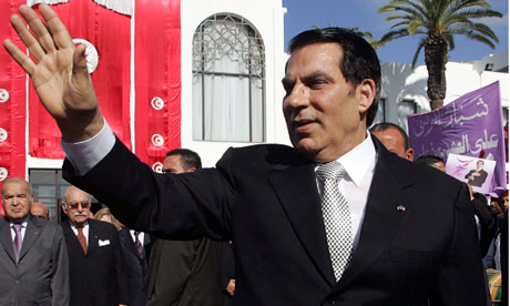 Former Tunisian president Zine al-Abidine Ben Ali 