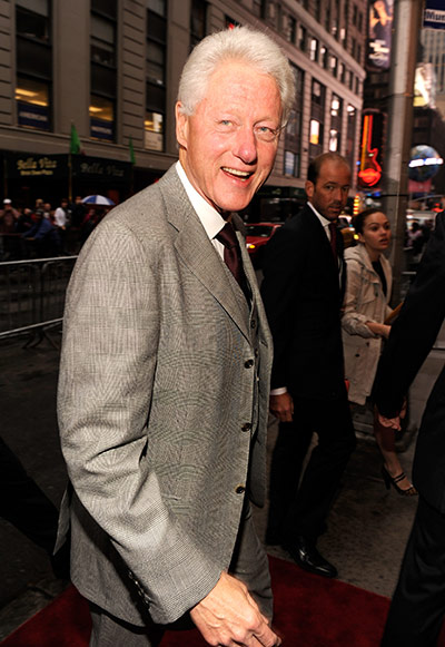 Spider-Man musical: Bill Clinton attends 