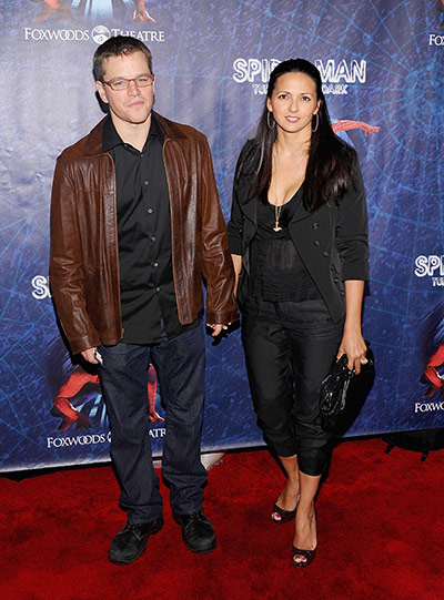 Spider-Man musical: Matt Damon and Luciana Barroso