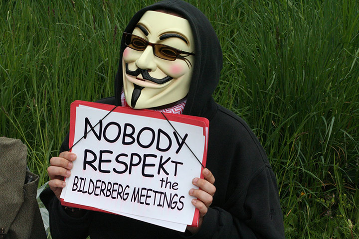 Bilderberg: A V For Vendetta mask