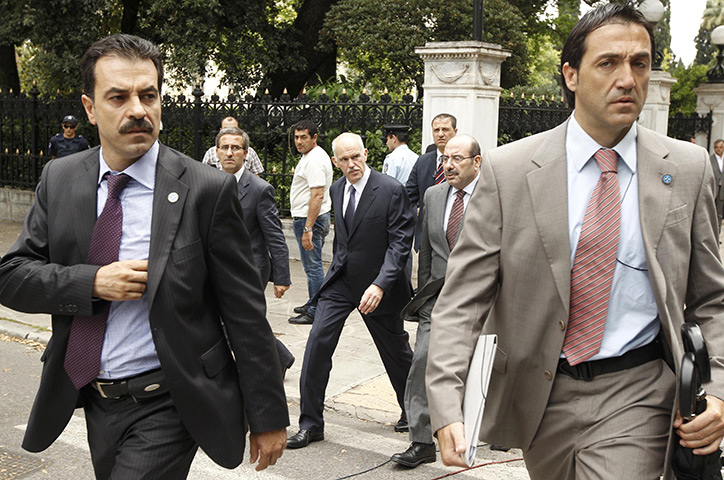 protests in greece: Prime minister George Papandreou