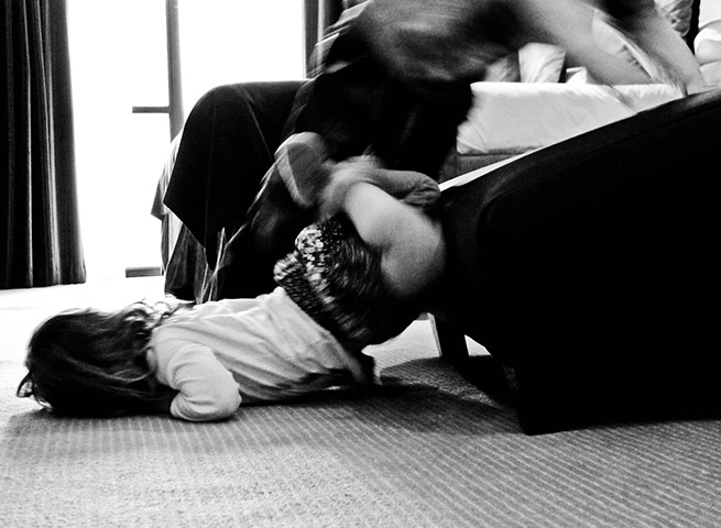 in pictures: rugged: girl tumbling