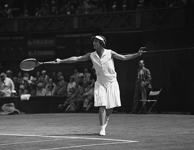 Tennis Fashion: Californian tennis player Helen Wills Moody