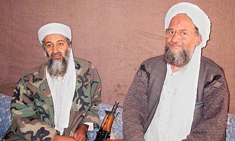 usama bin laden. Ayman al-Zawahiri (right), with Osama bin Laden in 2001.