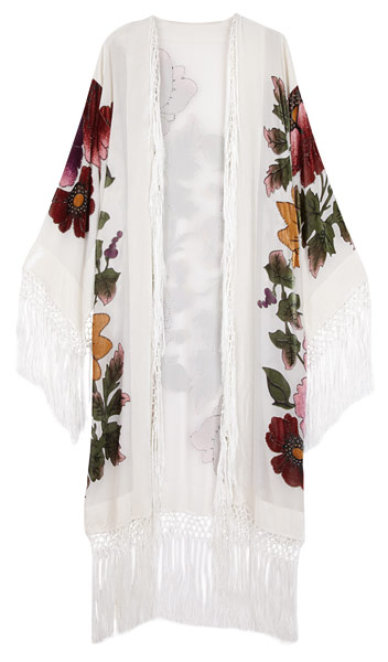 Key trends: eastern: Fringed jacket