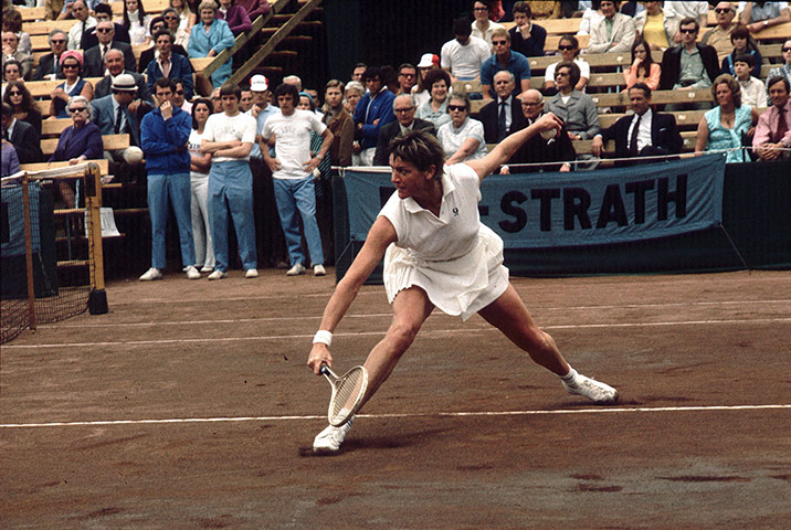 Ladies of Wimbledon: Australian tennis player Margaret Court in 1971