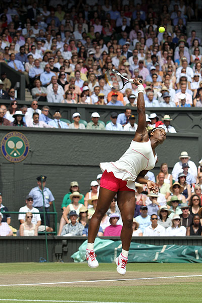 Ladies of Wimbledon: Serena Williams returns in the women's grand final, July 2010