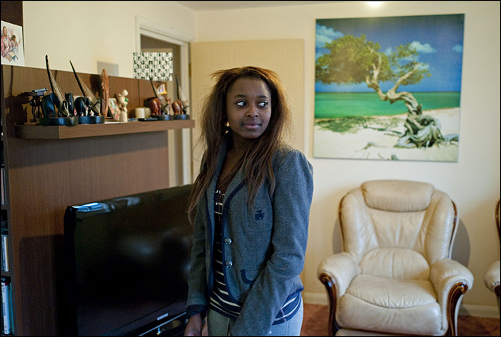 Ian Berry: Gervais Mambs and his daughter Gervalie came from Congo in 2003