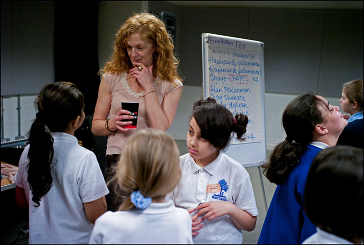 Ian Berry: Bosnian Tea Hodzic was born in Sarajevo, she is trained in classical guitar