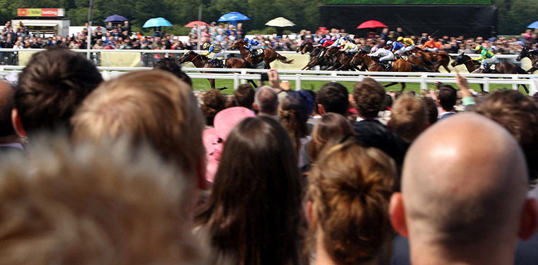 Ascot day 5: Race goers watch the Golden Jubilee Stakes 