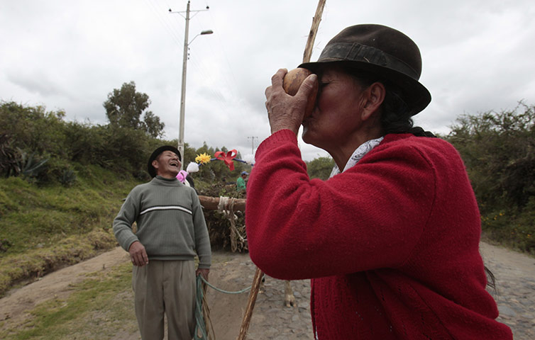 24 hours in pictures: inti raymi in ecuador