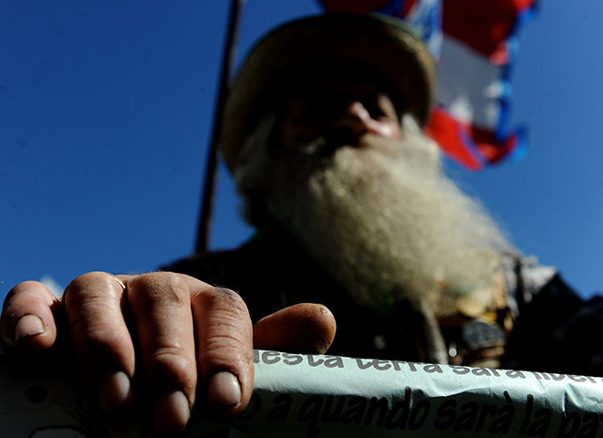 24 hours in pictures: northern league meeting in italy