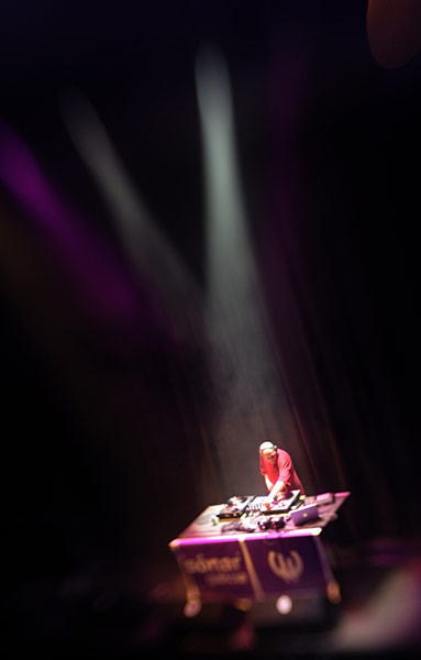 Sonar festival: DJ Judah on stage in La in Coruna 