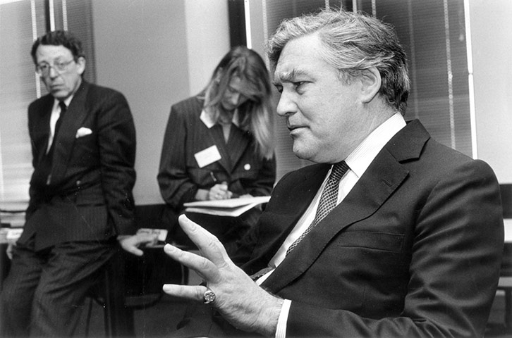 E Hamilton West: Conrad Black, owner of the Daily Telegraph