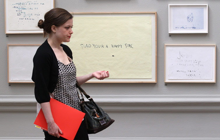 Summer Exhibition: Tracey Emin artworks including 'Me Too - Glad To Hear I'm a Happy Girl'
