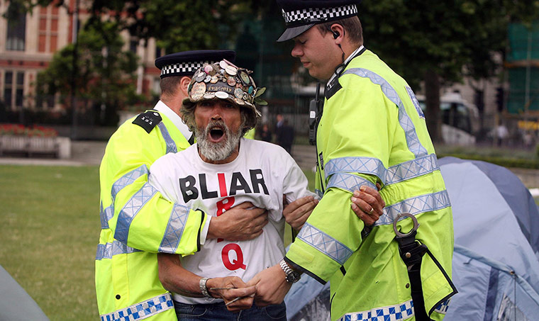 brian haw: Peace camp told to leave Parliament Square in 2007