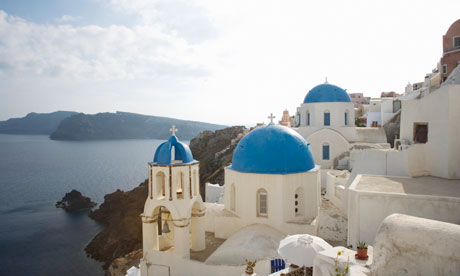 Santorini church, Oia, Santorini, Cyclades, Greece