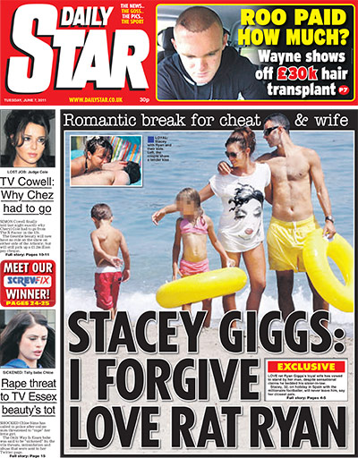 RGryangiggs: Daily Star: 07 Jun
