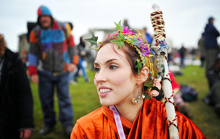 Summer solstice: Druid Tia Daisy, 25, from Seattle