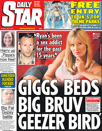 RGryangiggs: Daily Star: 13 June