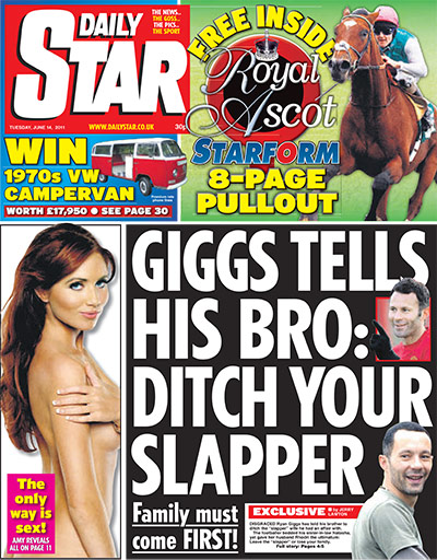 RGryangiggs: Daily Star: 14 June