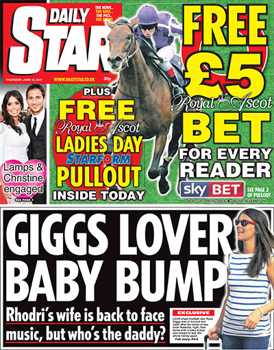 RGryangiggs: Daily Star: 16 June