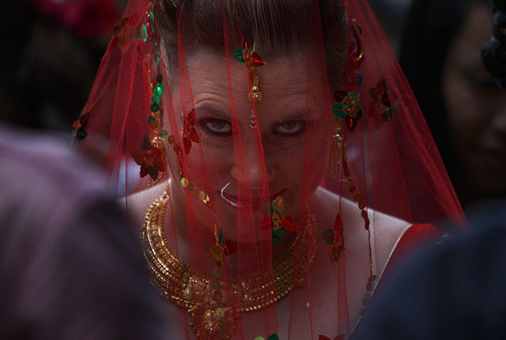 24 hours in pictures: same-sex wedding ceremony in Nepal