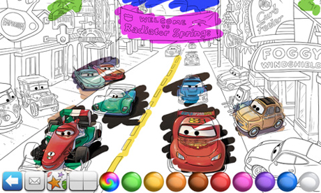 Cars 2 Storybook iPad