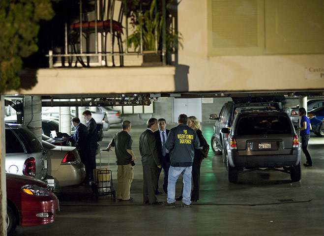 James Whitey Bulger: FBI agents stand outside the building where Whitey Bulger was arrested