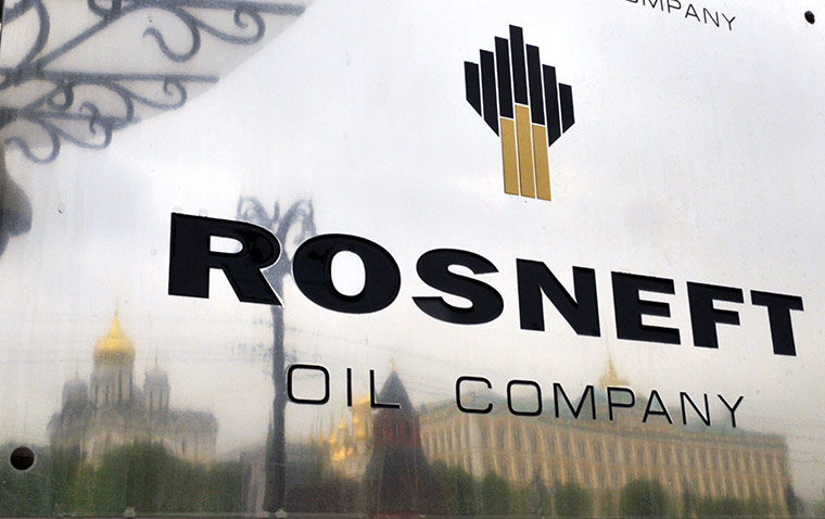 Week in Business: The Kremlin is reflected in the plate outside Rosneft 
