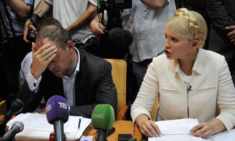 Ex-Ukrainian PM Yulia Tymoshenko