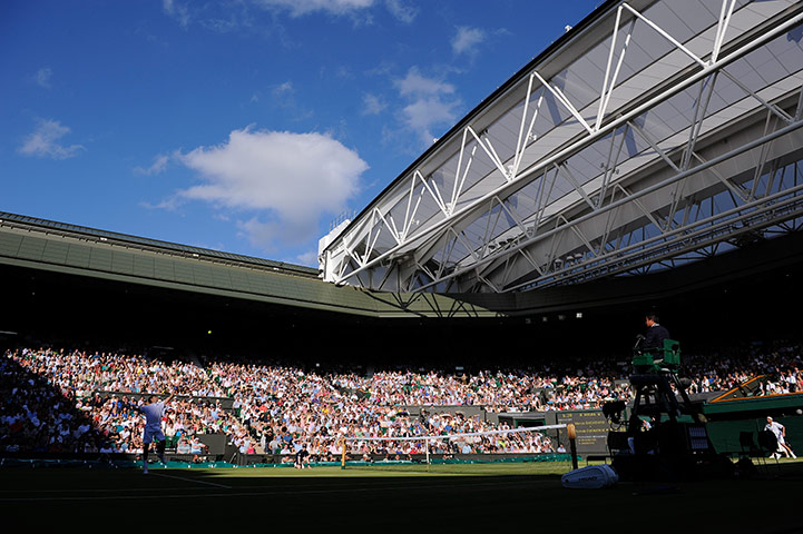 Wimbledon day 6: Novak Djokovic takes on Marcos Baghdatis 